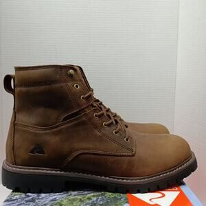 Ozark Trail Men's Range Mountain Hiking Boots Size 13 Brown